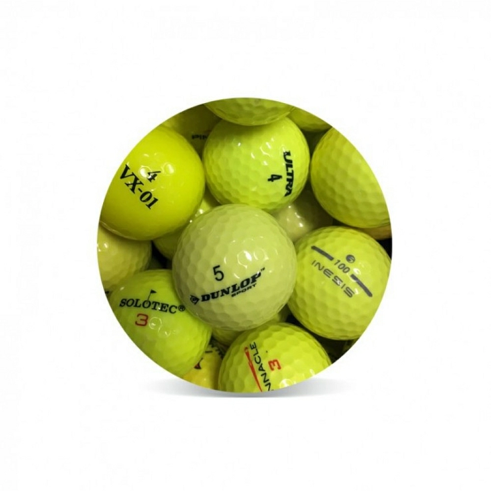 Bolas de golf amarillas (25 bolas de golf)