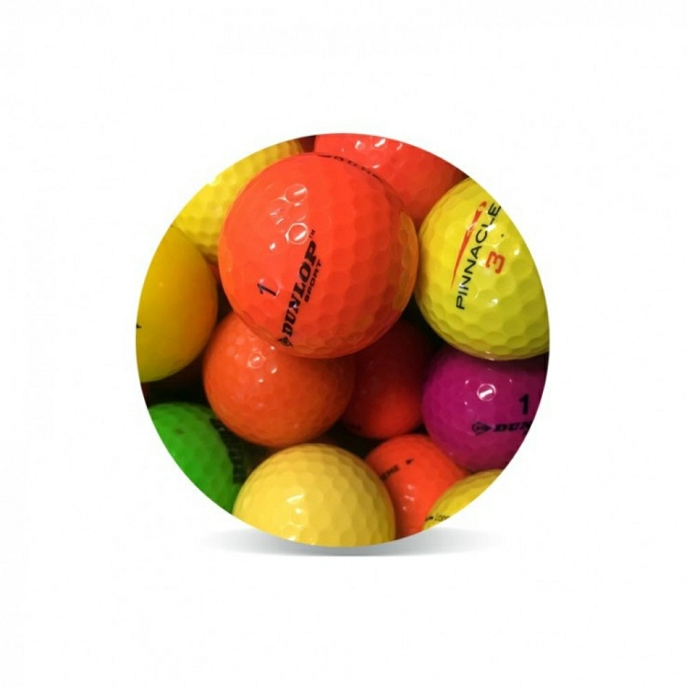Bolas de golf de colores (25 bolas de golf)