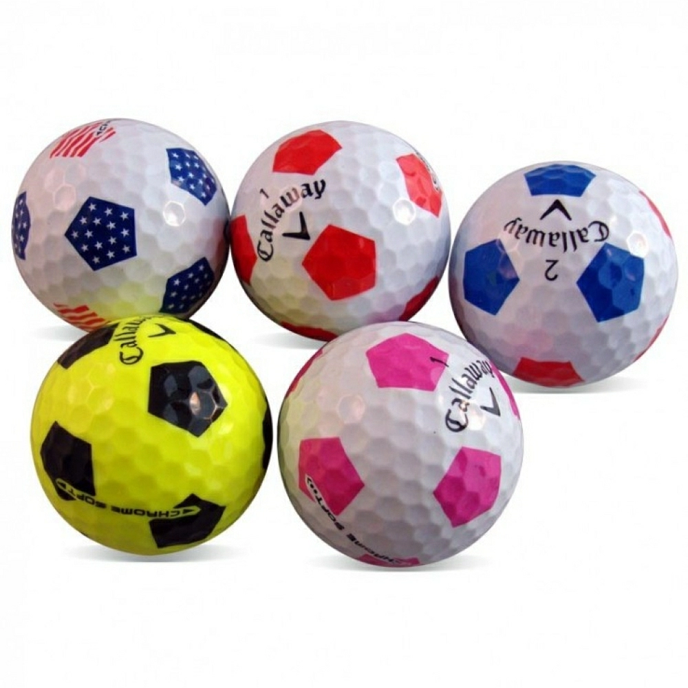 Callaway Chrome Soft diseño fútbol (25 bolas de golf) Callaway Chrome Soft diseño fútbol (25 bolas de golf)