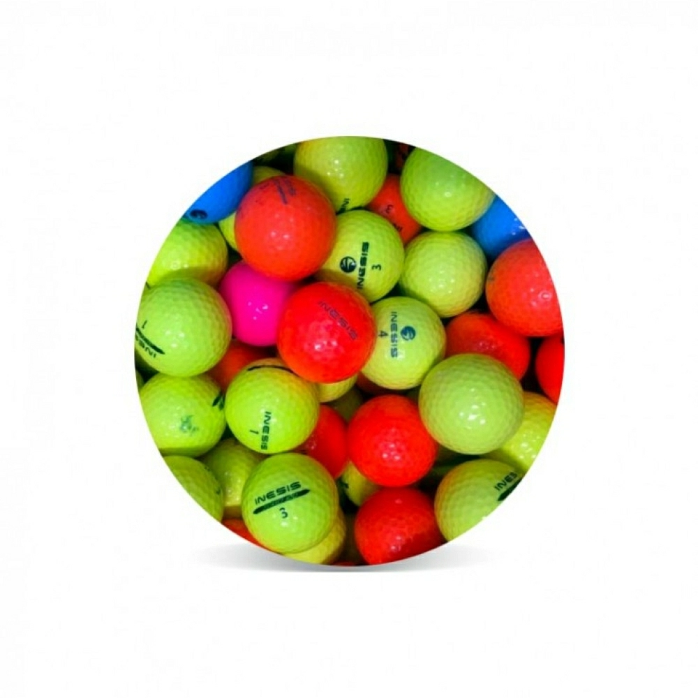 Inesis color (25 bolas de golf de colores)