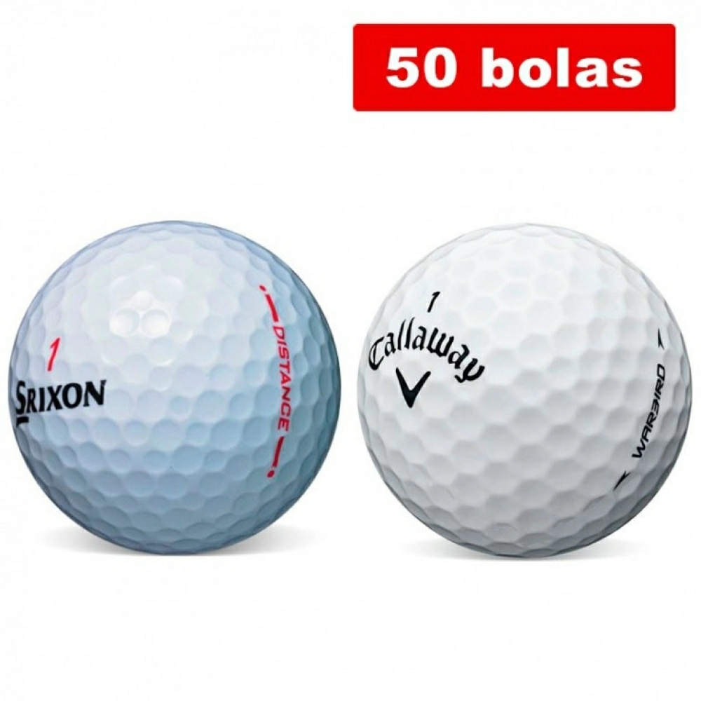 Srixon Distance y Callaway Warbir - Grado Perla (50 bolas de golf en promoción) Srixon Distance y Callaway Warbir - Grado Perla (50 bolas de golf en promoción)
