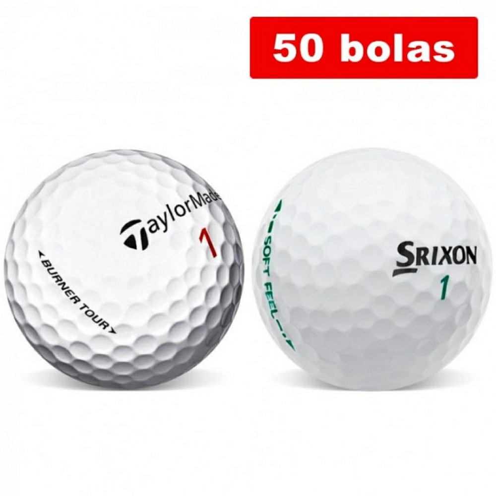 Tailor Made Burner y Srixon Soft feel (50 bolas de golf)