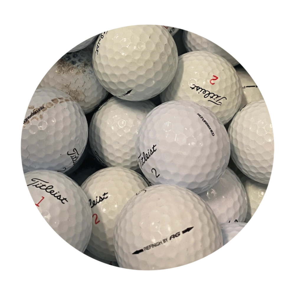 Titleist - Refinished (25 bolas de golf)
