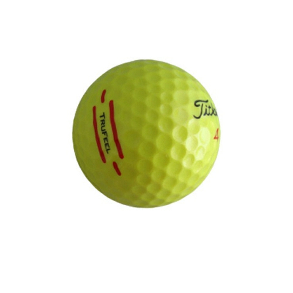 Titleist TruFell  - la pelota más suave (25 bolas de golf color amarillo)